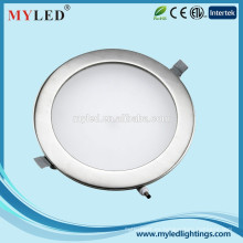 Mejor Precio Blanco Color / Acero Inoxidable 8inch 18w Empotrable LED Luz LED de techo para el hogar